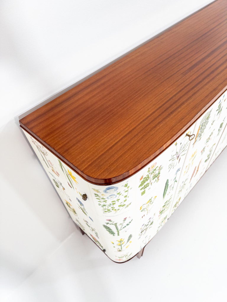 Swedish Modern “Flora” Sideboard, 1940s