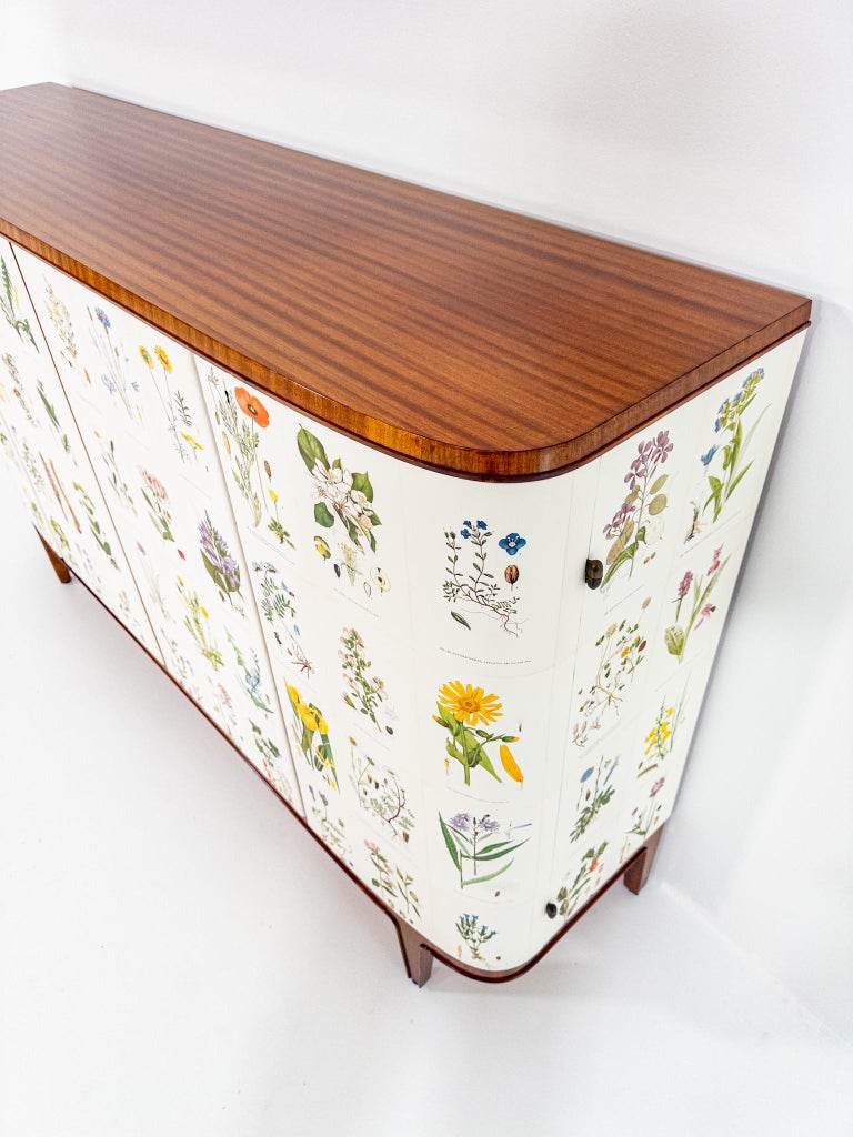 Swedish Modern “Flora” Sideboard, 1940s
