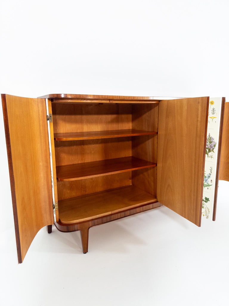 Swedish Modern “Flora” Sideboard, 1940s