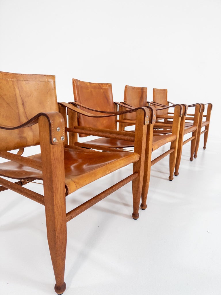 Aage Bruun & Søn — Safari Chairs, Denmark, 1960s