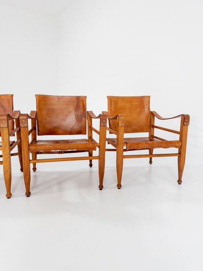 Aage Bruun & Søn — Safari Chairs, Denmark, 1960s