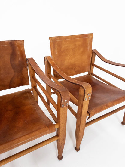 Aage Bruun & Søn — Safari Chairs, Denmark, 1960s