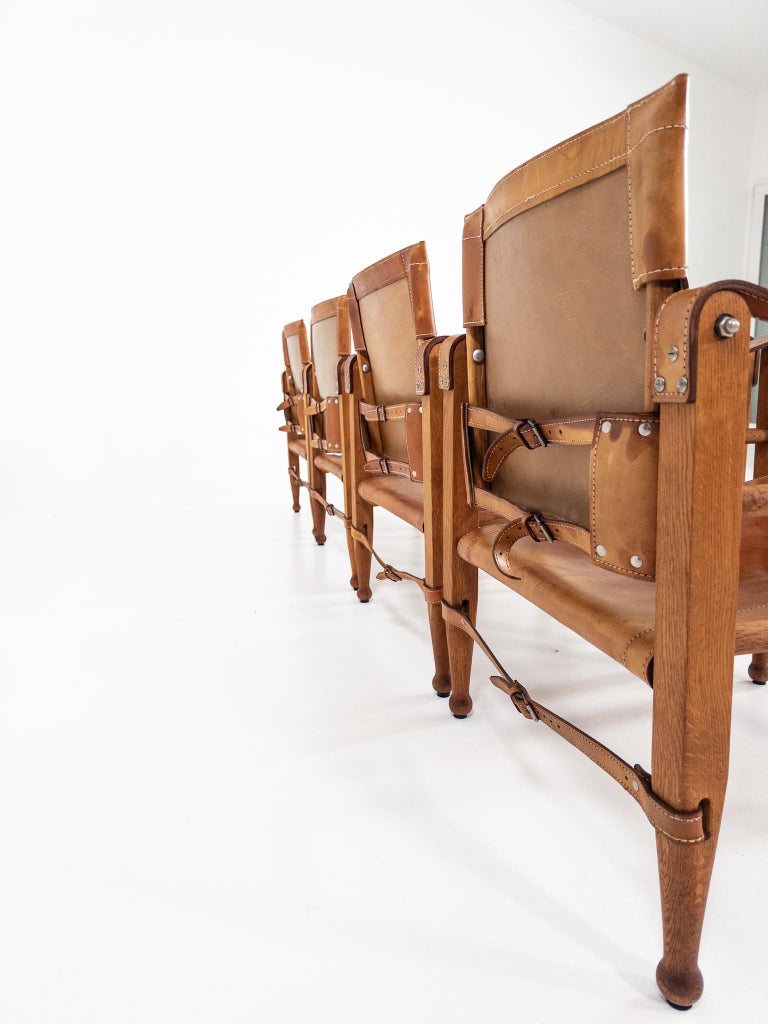 Aage Bruun & Søn — Safari Chairs, Denmark, 1960s