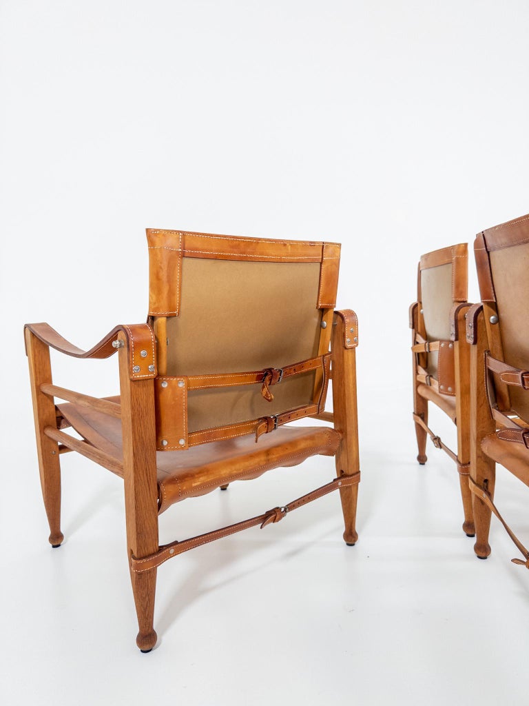 Aage Bruun & Søn — Safari Chairs, Denmark, 1960s