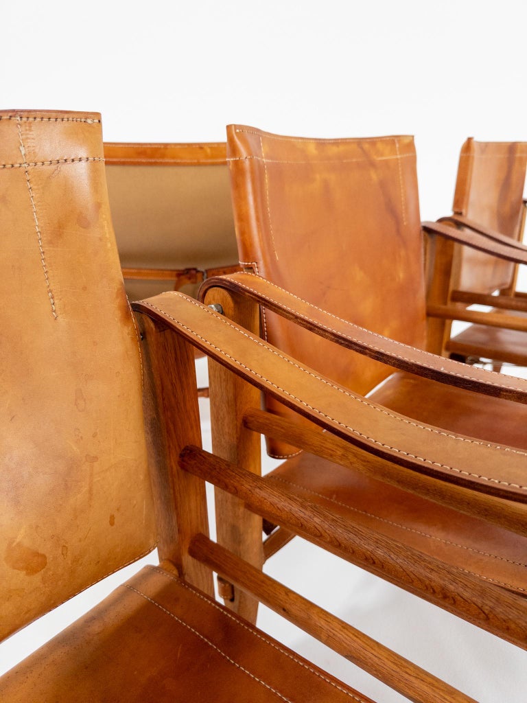 Aage Bruun & Søn — Safari Chairs, Denmark, 1960s