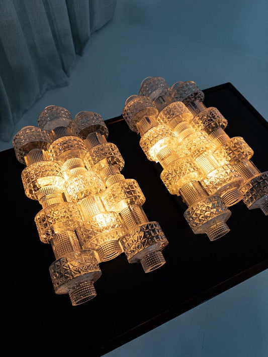 Gert Nyström for Fagerhults Belysning – “Festival”. Pair of wall sconces, Sweden