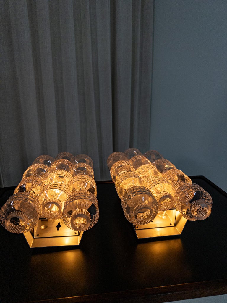 Gert Nyström for Fagerhults Belysning – “Festival”. Pair of wall sconces, Sweden