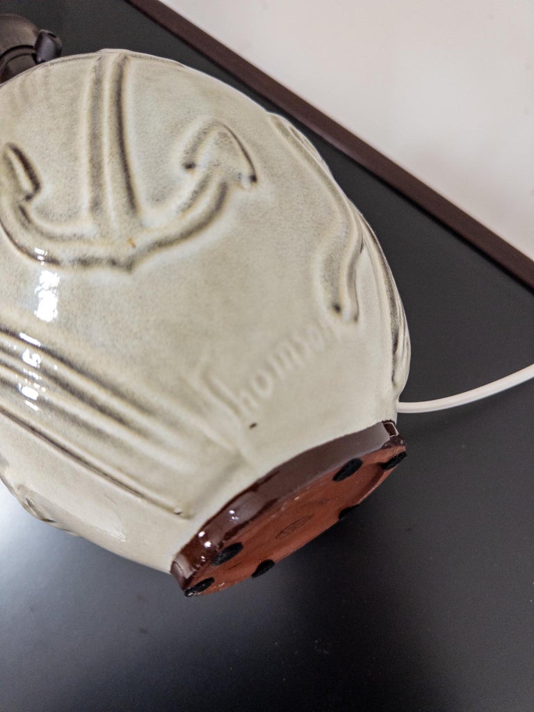 Anna-Lisa Thomson Ceramic Table Lamp, Gefle Sweden, 1940s–50s