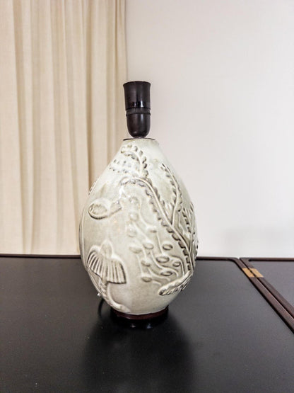 Anna-Lisa Thomson Ceramic Table Lamp, Gefle Sweden, 1940s–50s